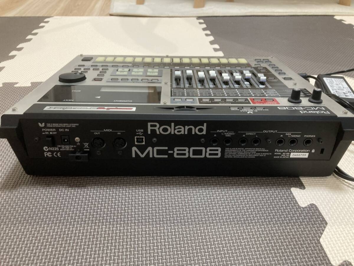  free shipping Roland Roland MC-808 used SamplingGroovebox electrification settled sampler rhythm machine DTM musical instruments free shipping synthesizer 