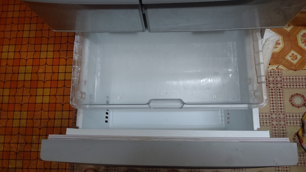 【通電確認済】TOSHIBA 東芝 ノンフロン冷凍冷蔵庫 GR-P41G(S) 2019年製 シルバー 5ドア 右開き 片開き 411L の画像8