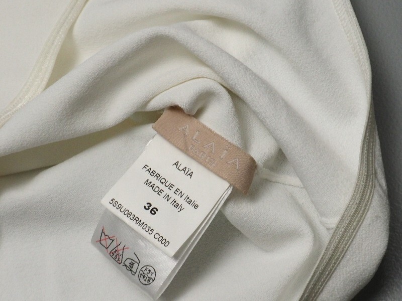 MF8413V unused / regular price 10 ten thousand jpy / Italy made V ARAI aALAIA* body suit inner underwear * stretch * size 36* white /white