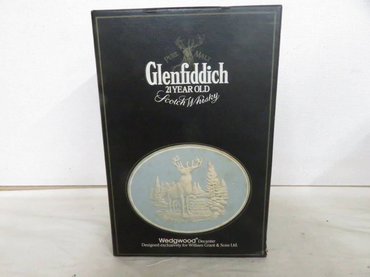 ☆☆未開栓  Glenfiddich グレンフィディック 21年 ウェッジウッド 陶器ボトル ウイスキー 750ml 43% 1335g 箱/冊子付 の画像9