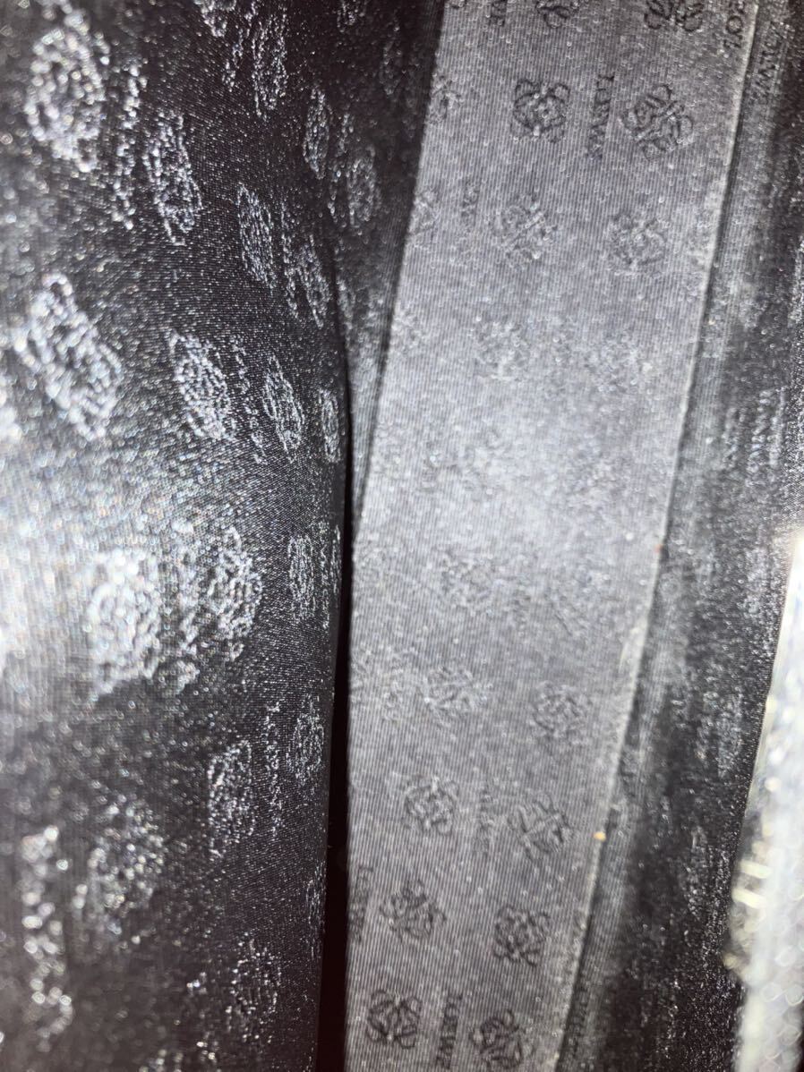 レア★LOEWE ロエベ 博物館 ヴィンテージ フォーマル スクエア ハンドバッグ レザー ブラック ショルダーバッグの画像8