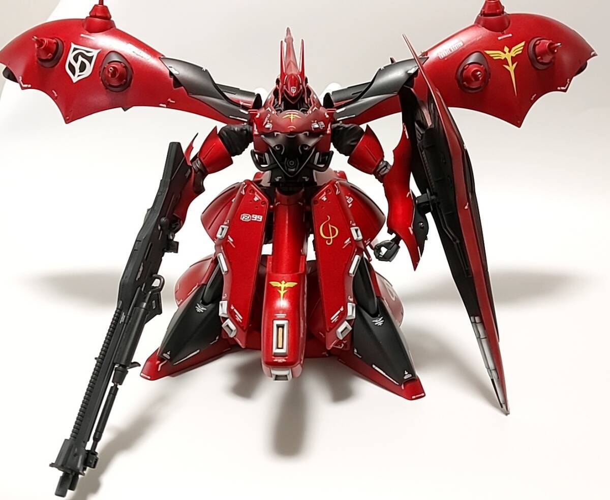 ナイチンゲール 1/144 hguc ガンプラ全塗装 完成品 Yahoo!オークション - HGUC 1/144 ナイチンゲール 全塗装 完成品