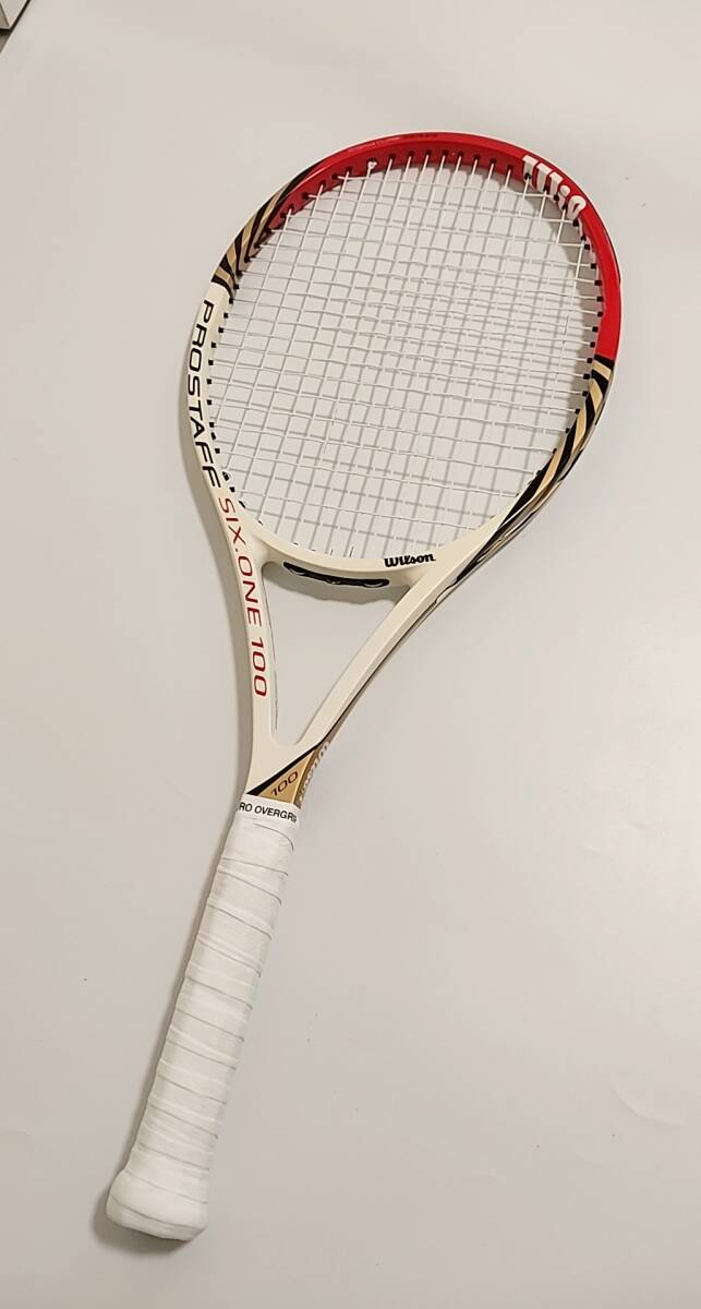 ★希少★ ウィルソン Wilson PROSTAFF SIX. ONE 100 プロスタッフ SIX. ONE 100 硬式テニスラケット G2_画像3