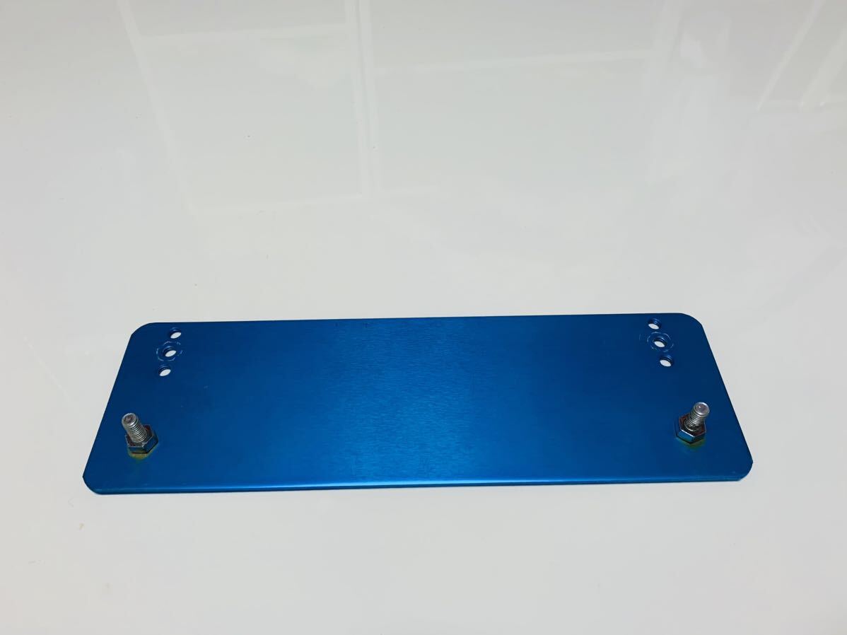 [Cusco] VAB Wrx Sti (Front) For azyasutonanba-sute- (Blue Anodized Aluminum) VAB WRX STI(フロント)用アジャストナンバーステーの画像3