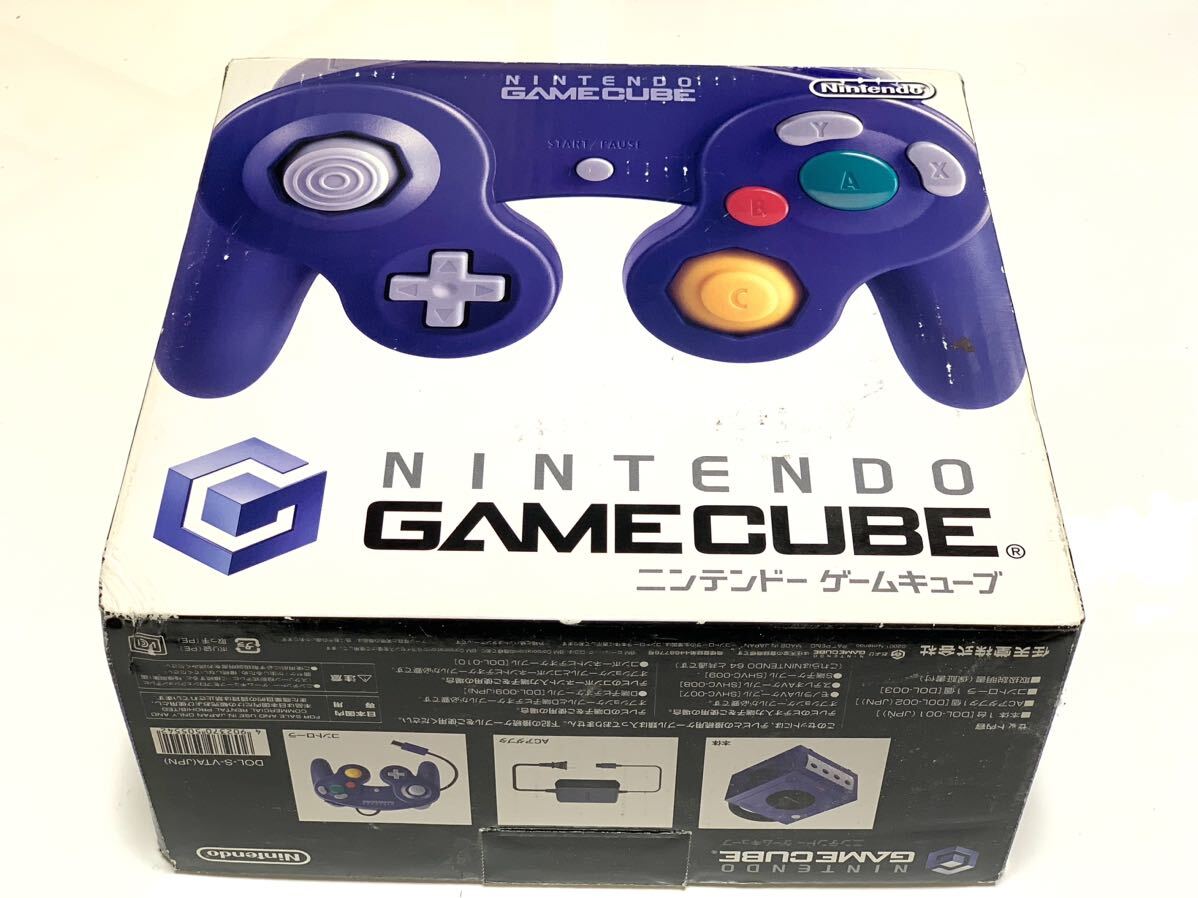 Nintendo GAMECUBE GC DOL - 001 JPN indigo / ニンテンドー ゲームキューブ GC DOL-001 JPN インディゴ