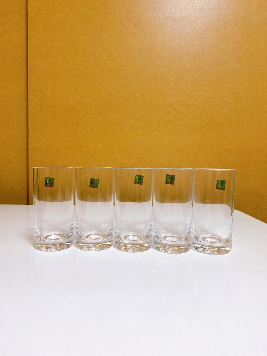 c97 HOYA CRYSTAL TUMBLER SET ホヤクリスタル タンブラーグラス 5個セットの画像2