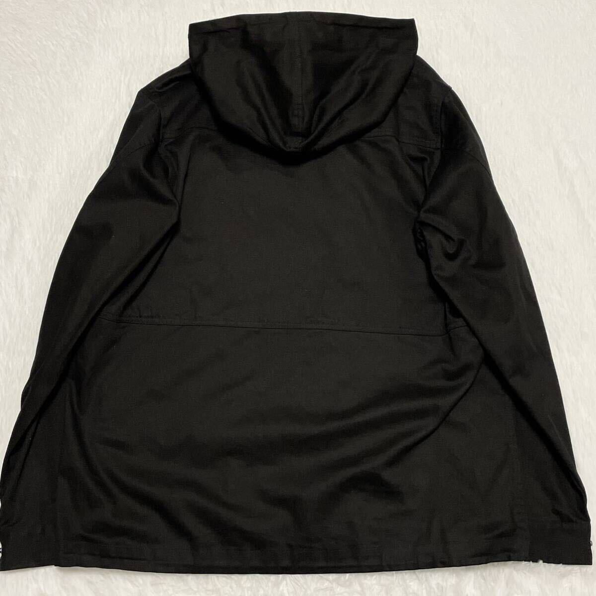  ultra rare XL* FTC mountain parka Zip up black black cotton check blouson jacket Logo USA men's 3844