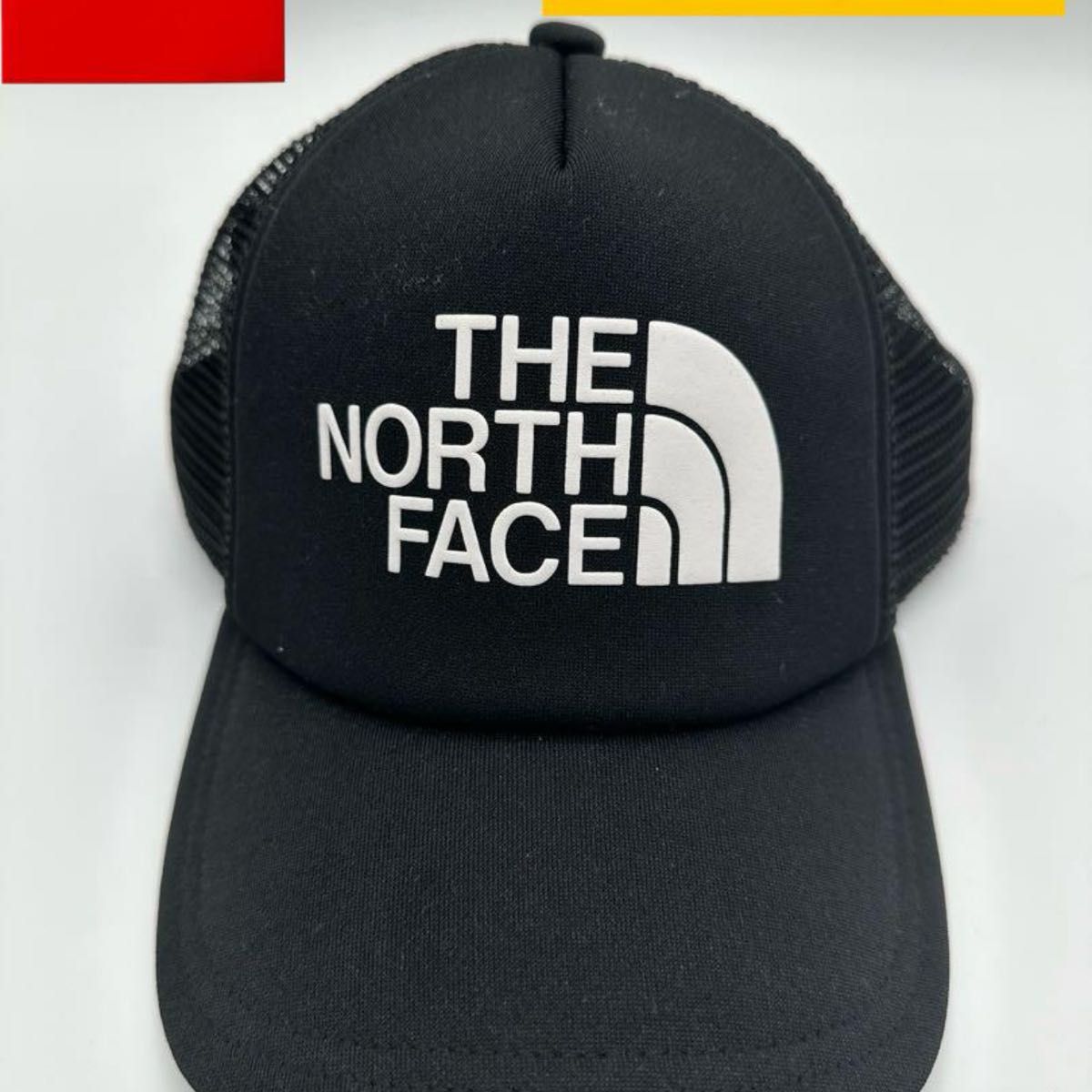新品　THE NORTH FACE ノースフェイス　ロゴメッシュキャップ　ブラック　NN02335