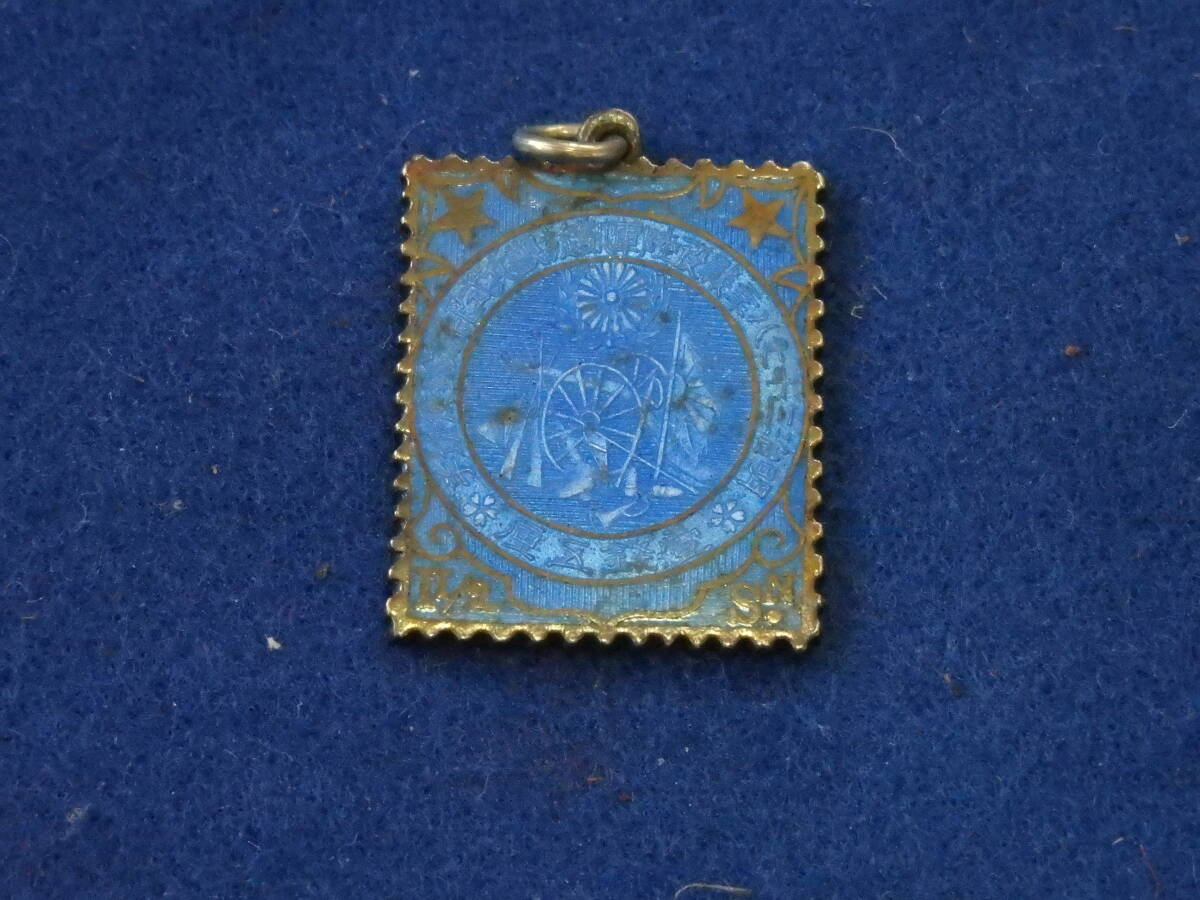 昔の微章・勲章・メダル//『明治37年 陸軍凱旋記念メダル 七宝製 1個』の画像4