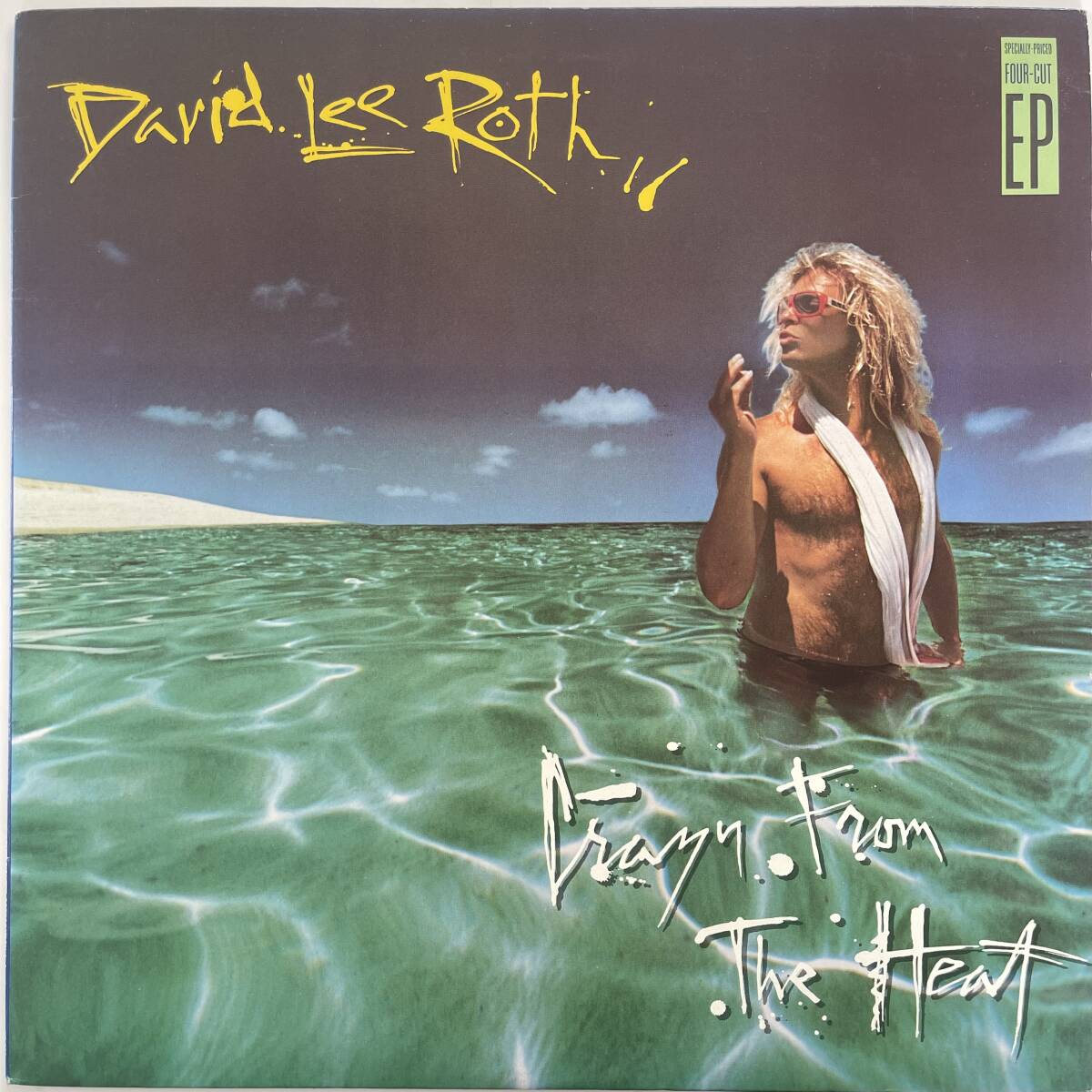 DAVID LEE ROTH / CRAZY FROM THE HEAT 日本盤　1985年　帯なし、ライナーノーツあり_画像1