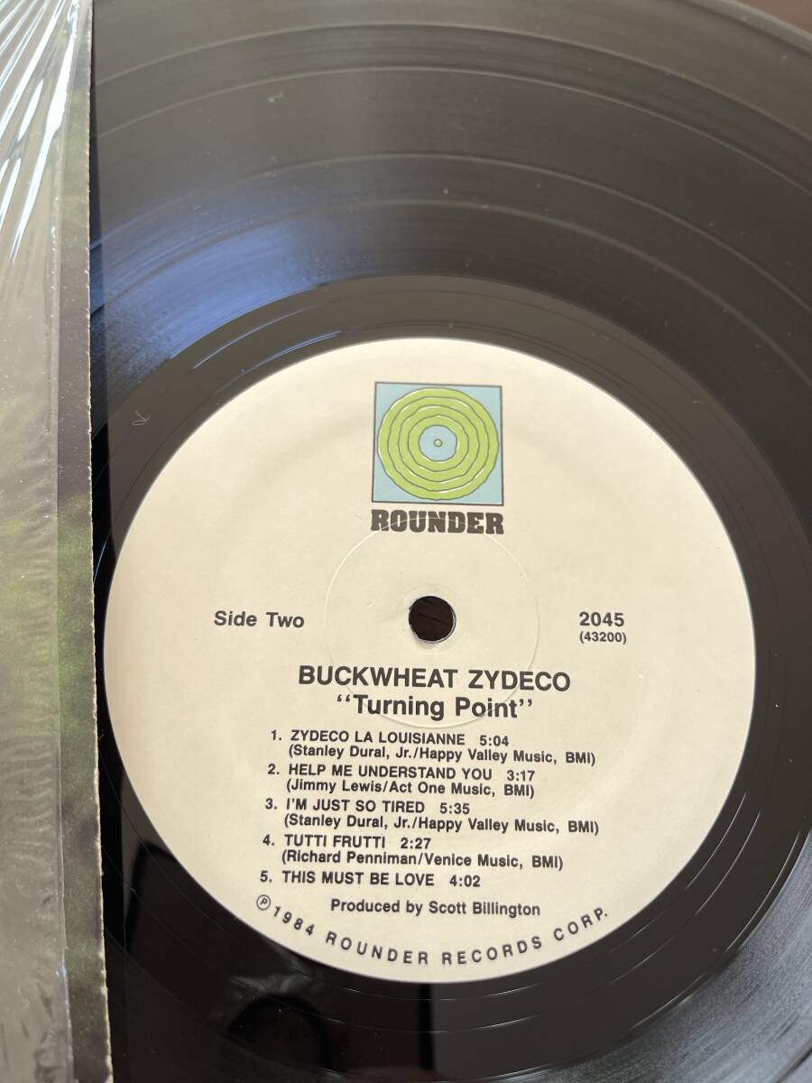 お薦め！ BUCKWHEAT ZYDECO / TURNING POINT カナダ盤 1988年の画像3