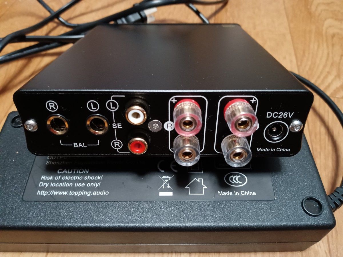 Topping PA3s MA12070 x2 ブラック RCA + バランス入力 BTL出力 Topping PA3s MA12070 x2 ブラック RCA + バランス入力 BTL出力