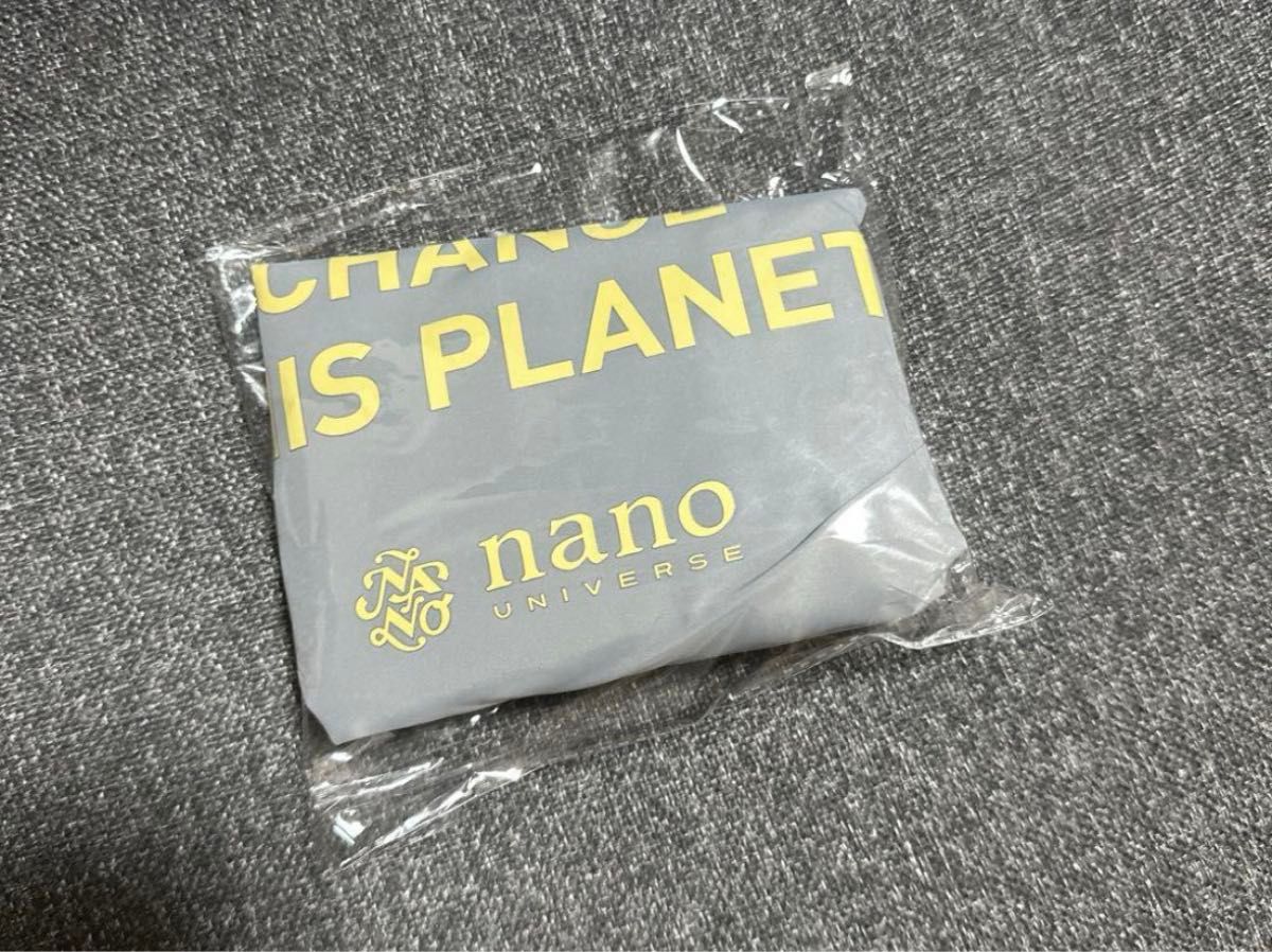 nano・universe 洗えるエコバッグ SPECIAL BOOK GRAY