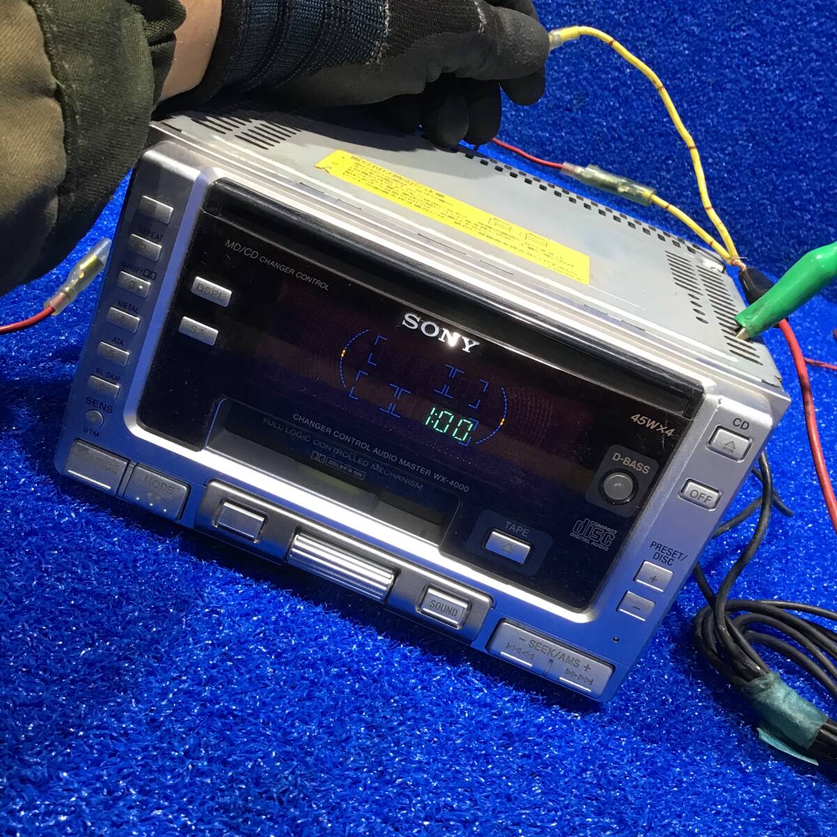 [AK-0015134][О3] SONY ソニー WX-4000 オーディオマスター ラジオ CD カセットテープ NFL33の画像3