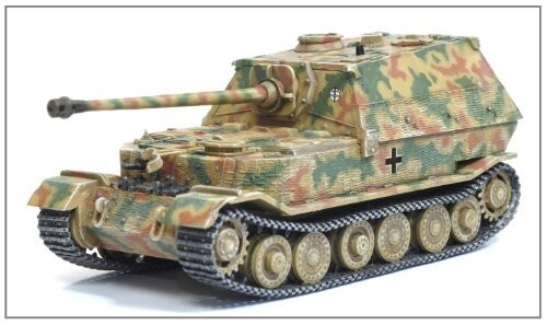 プラッツ 1/72 ドイツ軍エレファントｗ/ツィメリット第653 (完成品) プラモ_画像1