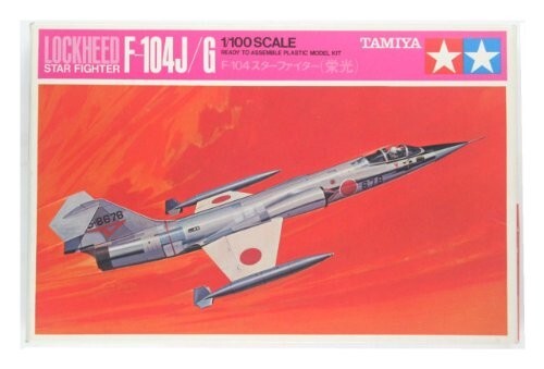 タミヤ 1/100 SCALE (ミニジェット) スターファイター / F-104 スターファ_画像1