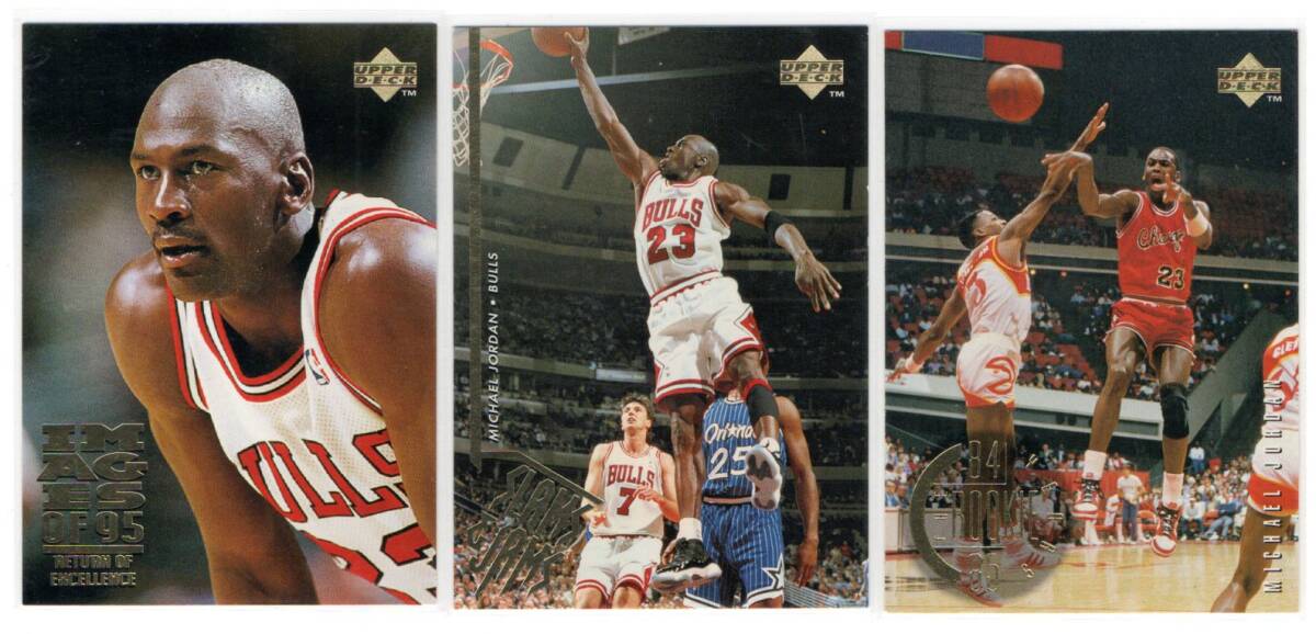 Michael Jordan 1999-00 Upper Deck Gold 3cardsの画像1