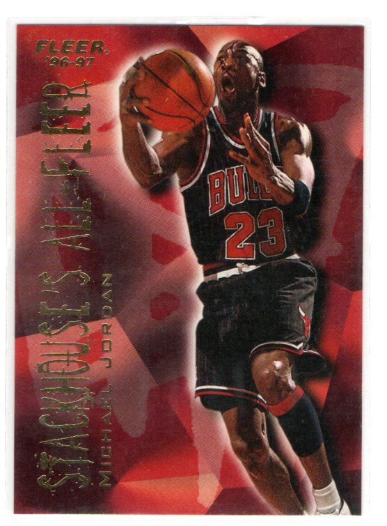 Michael Jordan 1996-97 Fleer Stackhouse's All-Fleer(4 of 12)の画像1