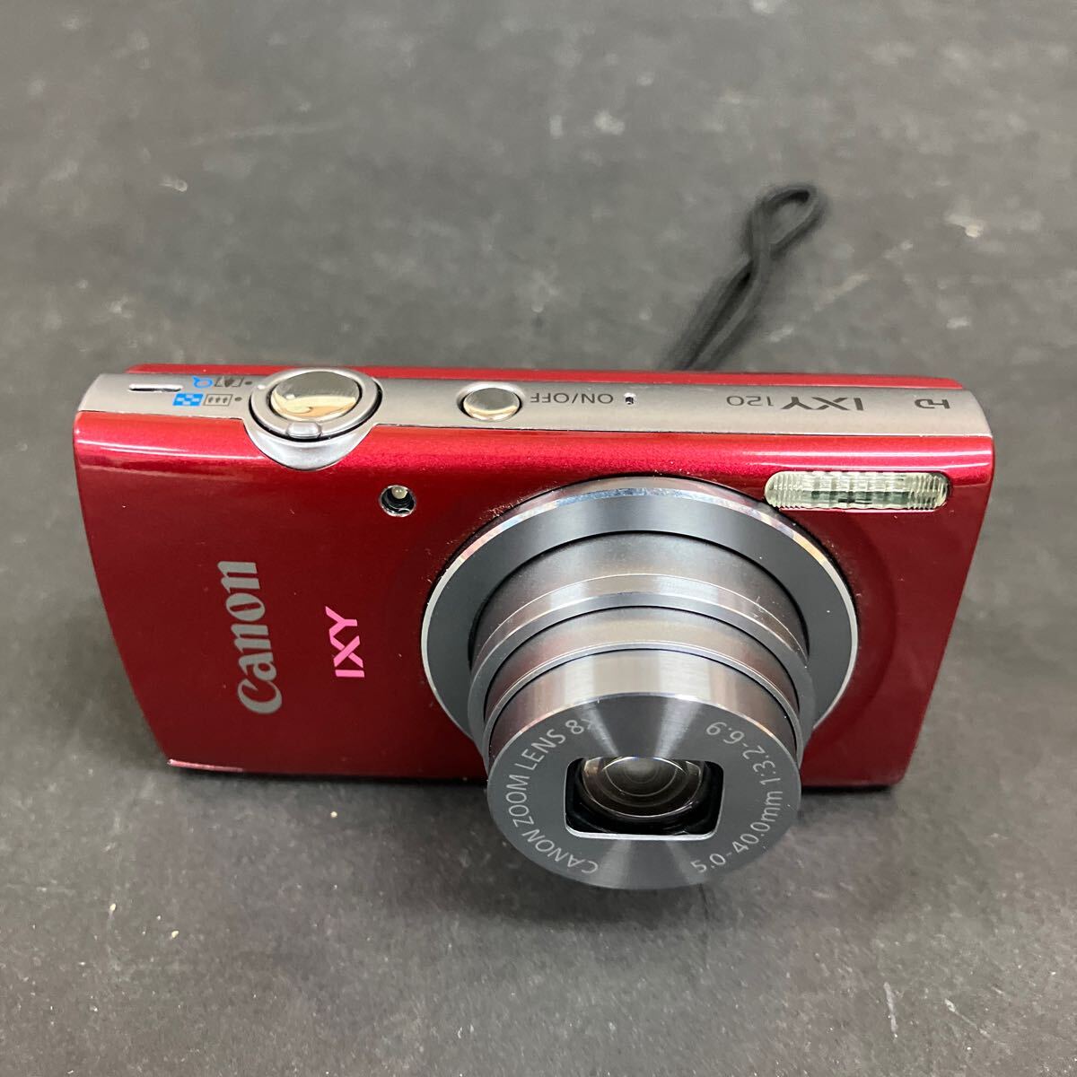Z1264 動作品 美品 CANON キャノン PC2048 HD IXY 120 赤 コンパクトデジタルカメラ デジカメ 簡易動作確認済み 現状品 バッテリー付属の画像3