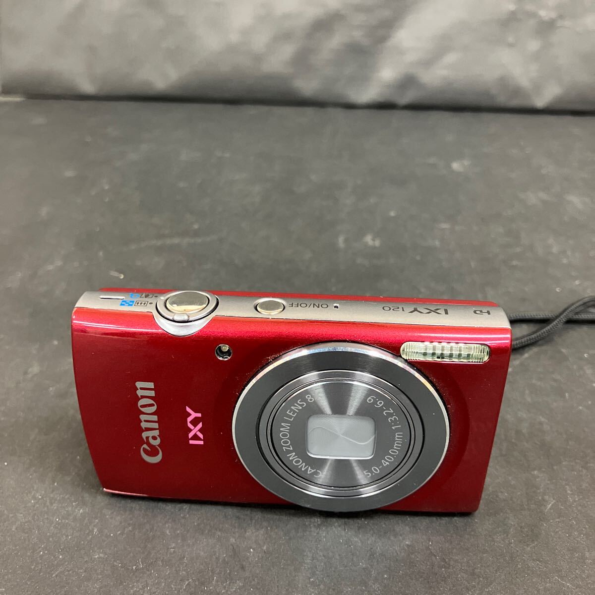 Z1264 動作品 美品 CANON キャノン PC2048 HD IXY 120 赤 コンパクトデジタルカメラ デジカメ 簡易動作確認済み 現状品 バッテリー付属の画像1