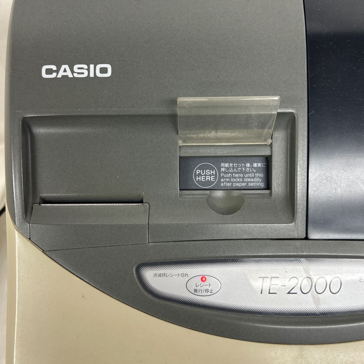 Z1287 электризация подтверждено Casio TE-2000 резистор ключ имеется практическое использование работоспособность не проверялась текущее состояние товар 