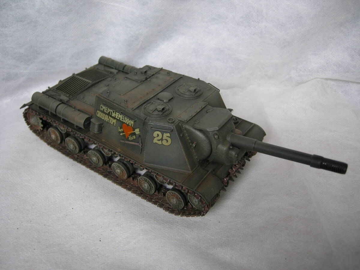 【プラモデル 完成品 1/35 WWⅡ ソビエト軍 自走砲 ISU-152】の画像6