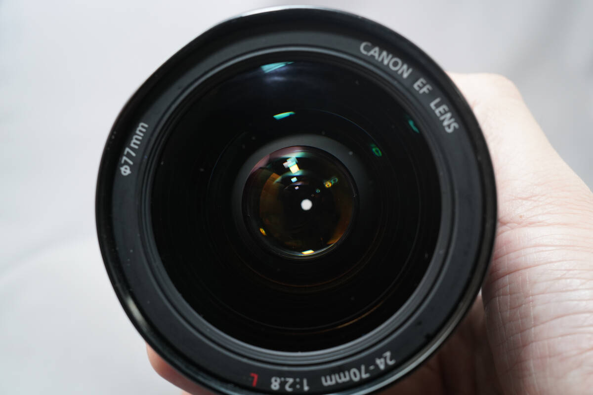 ジャンク品  Canon ZOOM LENS EF 24-70mm 1:2.8 L USM F2.8①の画像9