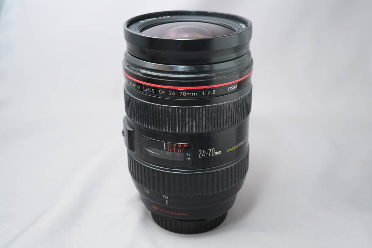 ジャンク品  Canon ZOOM LENS EF 24-70mm 1:2.8 L USM F2.8①の画像1