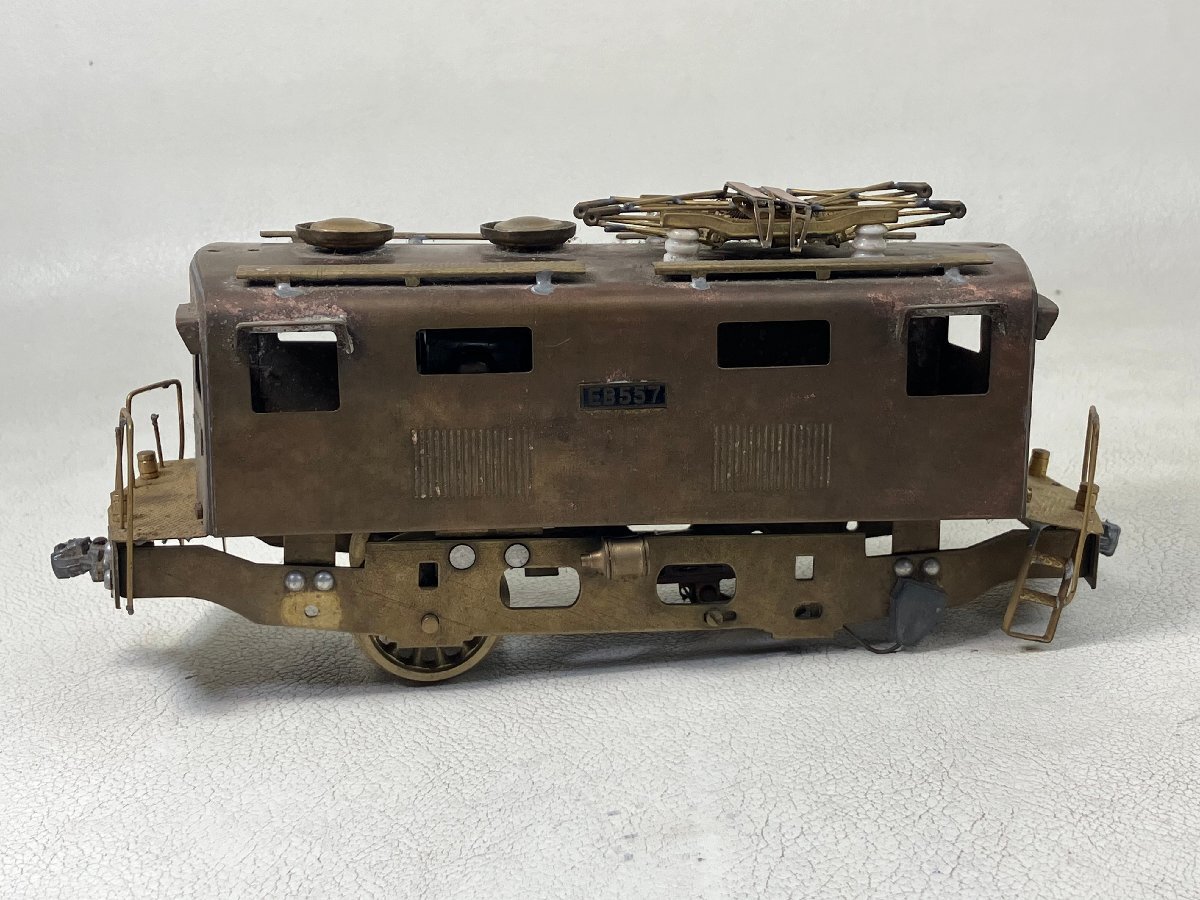 Oゲージ EB55 電気機関車 真鍮製 鉄道模型 当時物 部品取りにも ジャンク aprh-hoの画像4