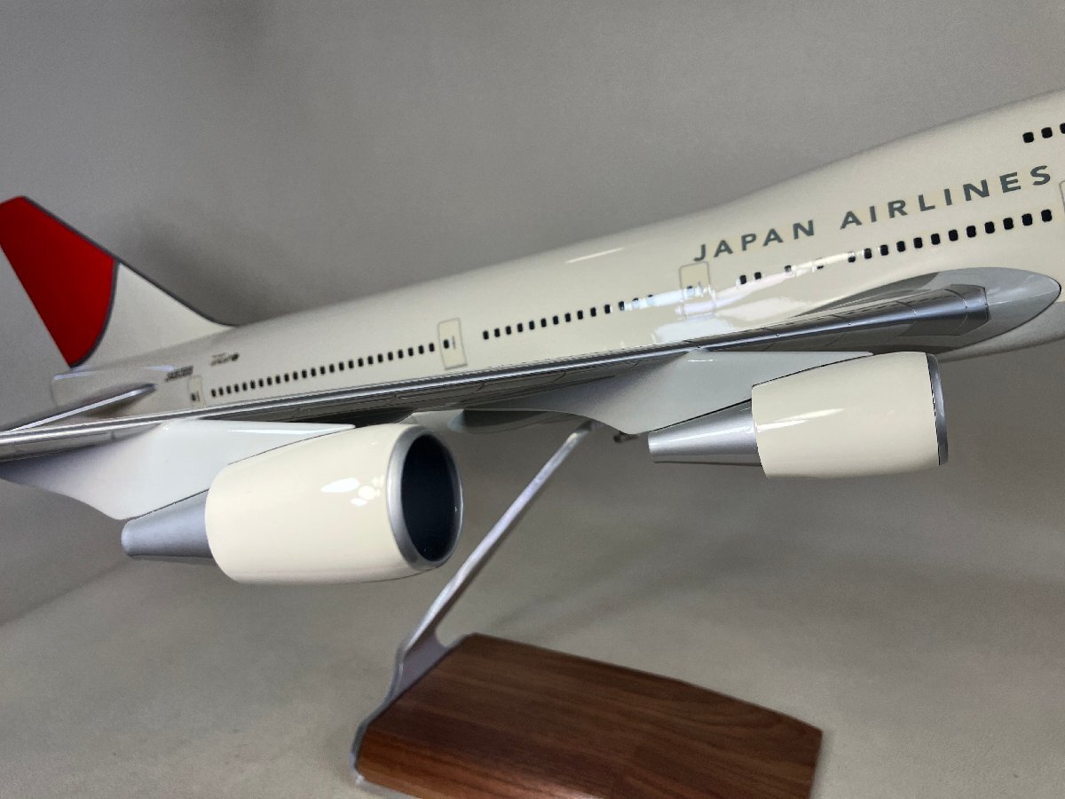 PACMIN パックミン 1/100 JAL 新鶴丸塗装 BOEING 747 日本航空 航空機 飛行機 模型 置物 aprn-fr_画像6