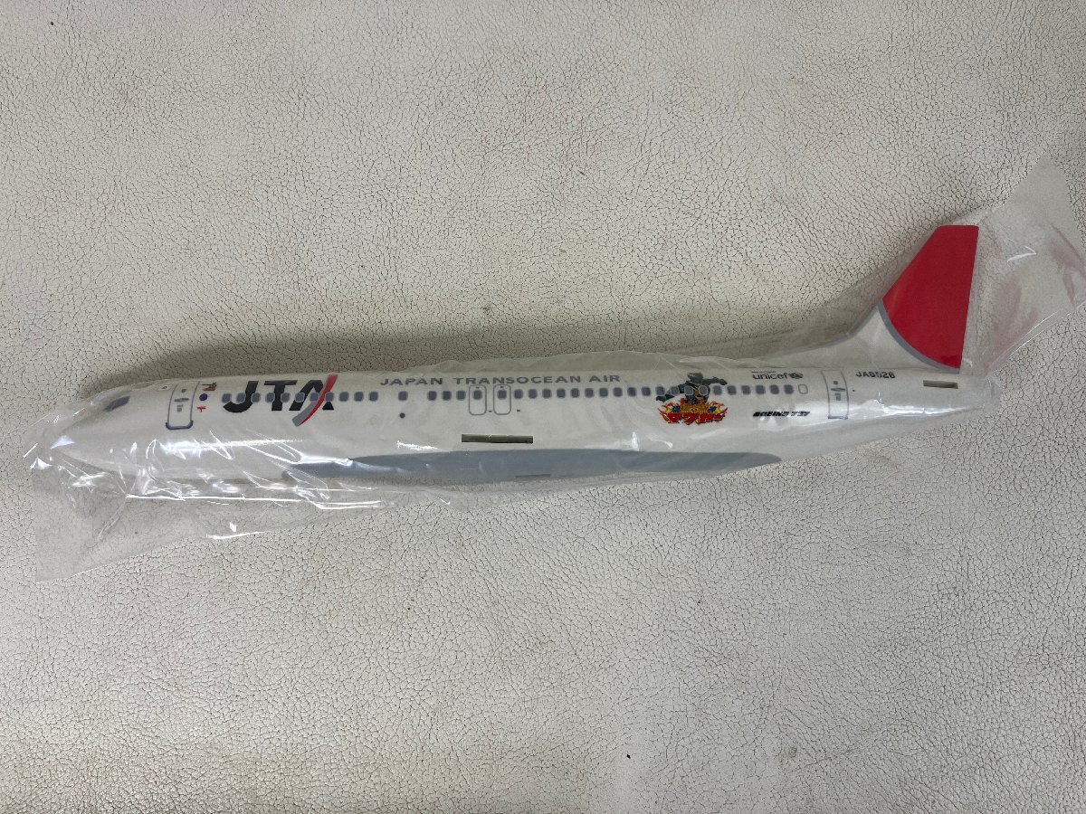 【未使用】1/130　マブヤー JTA BOEING 737-400 琉神マブヤージェット 全長約27cm 航空機 飛行機 模型 置物 aprn-frb_画像5