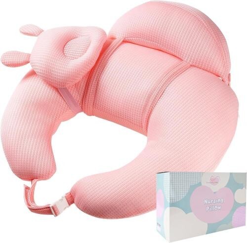 ココリズム (Cocorhythm) 授乳クッション Nursing Pillow 【助産師監修】 綿 洗える 授乳用 負担軽減の画像1