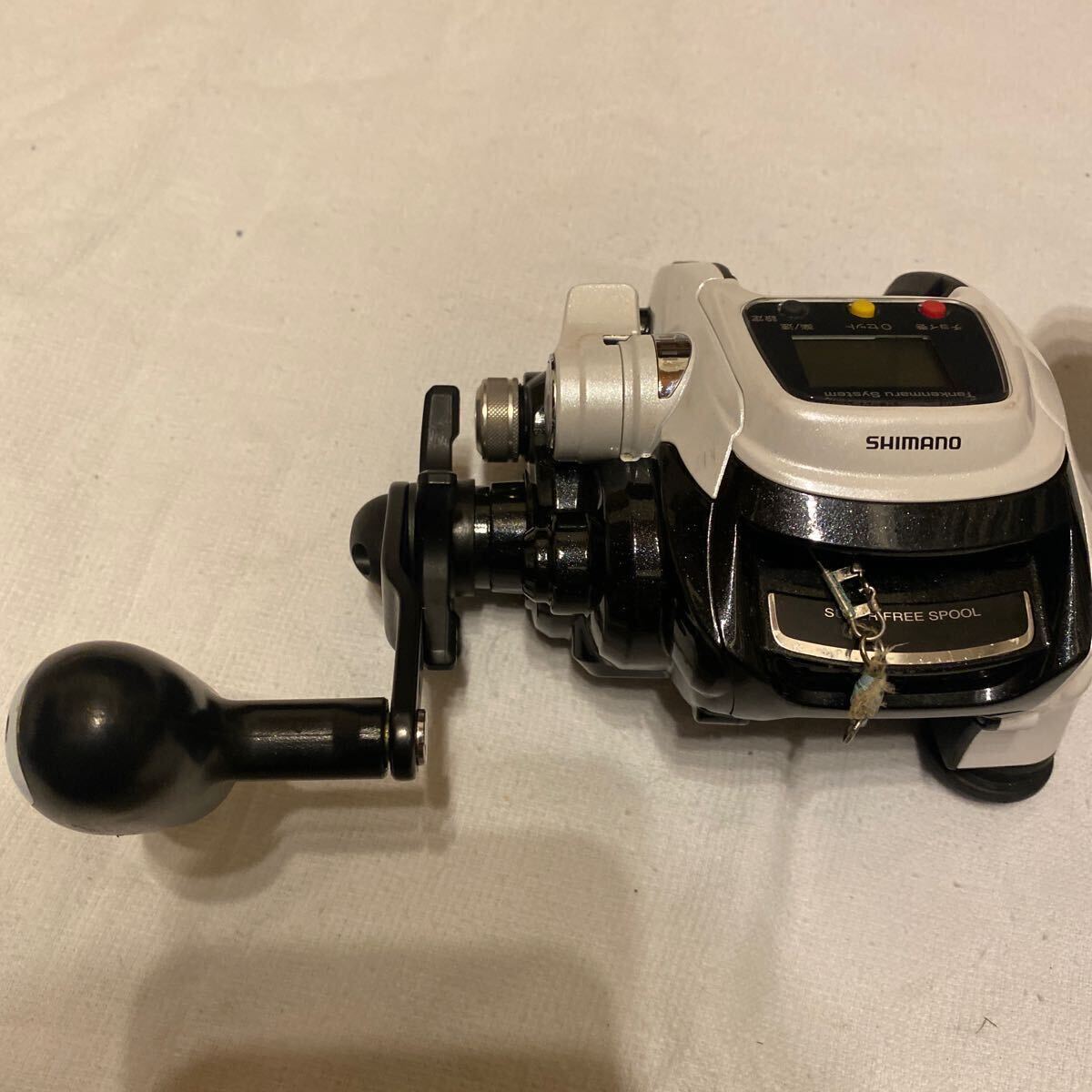 1円スタート！SHIMANO シマノ 電動リール プレイズ3000 1000 2個セットMUTEKI MOTOR PLAYS 作動未確認 使用品 ジャンク 長期保管の画像6