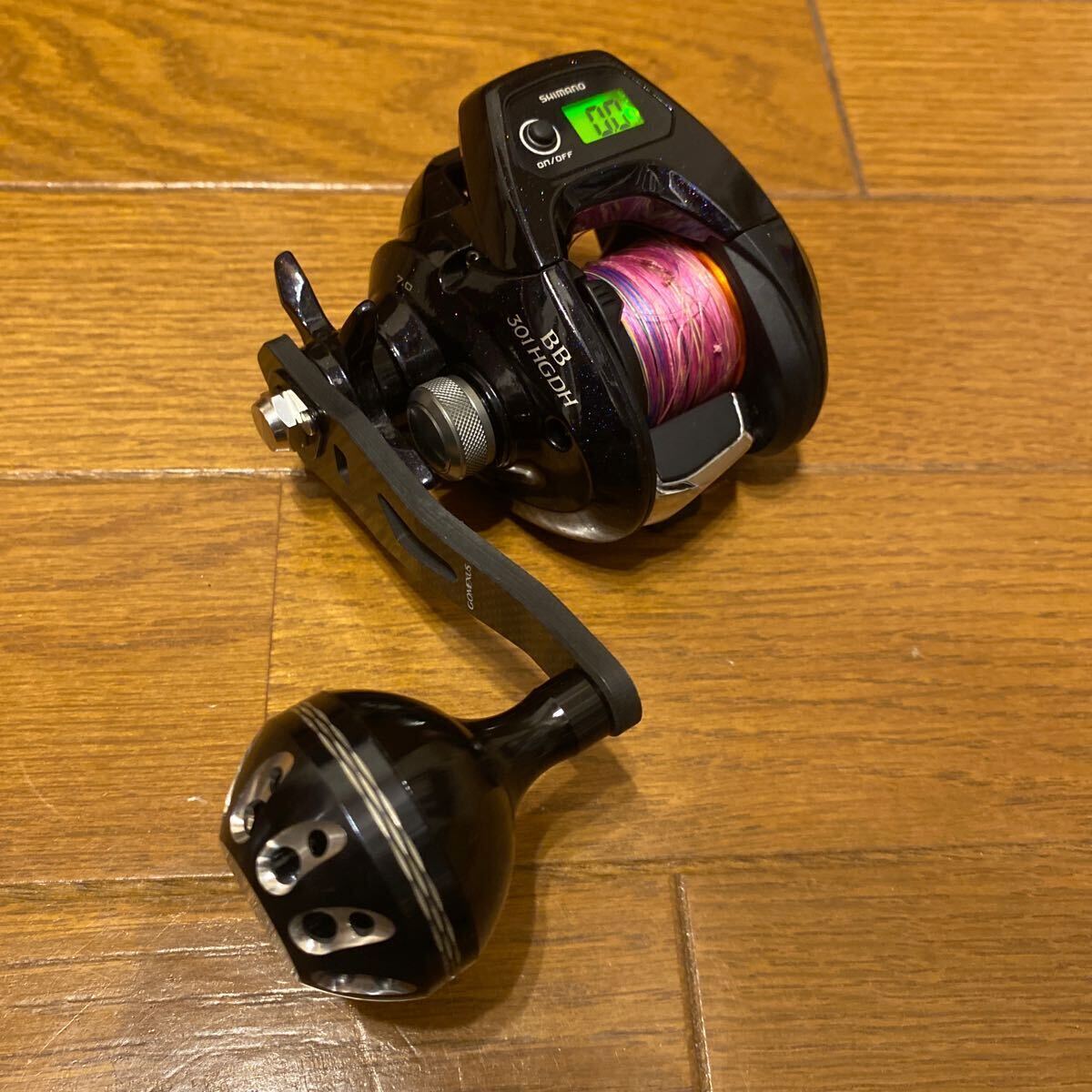 1円スタート！カスタム済 SHIMANO 17 Batchetta BB 301 HGDH シマノ バルケッタ Gomexus パワーハンドル ゴメクサス