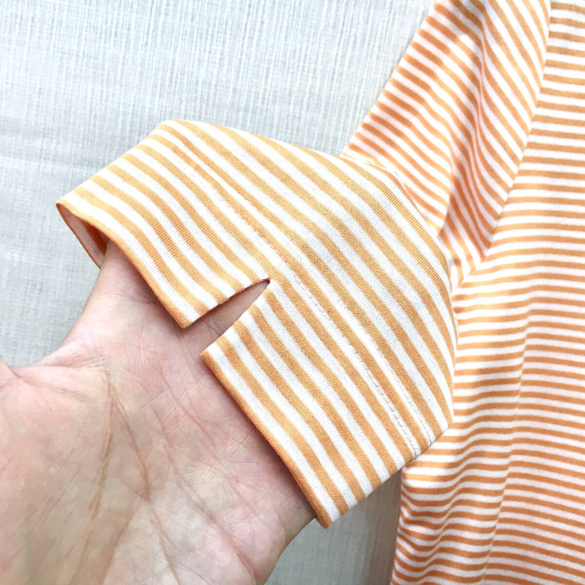 [ новый товар ] сделано в Японии женщина cut and sewn прекрасное качество хлопок 100% 6 минут рукав M размер бесплатная доставка вязаный рубашка-поло женский стиральная машина OK женщина рубашка-поло 