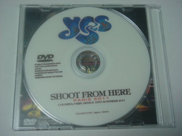 YES ★ SHOOT FROM HERE -Paris 2011- ★【DVD】の画像3