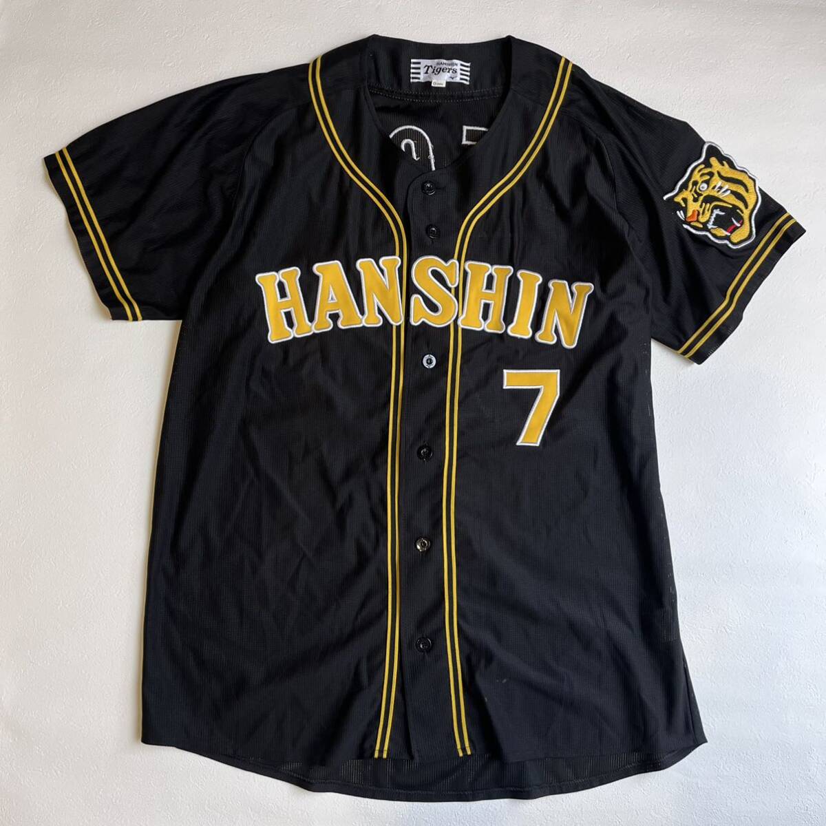 阪神タイガース ユニフォーム 7 糸井嘉男 LL XL ミズノ ブラック 阪神タイガース ユニフォーム 7 糸井嘉男 LL XL ミズノ ブラック