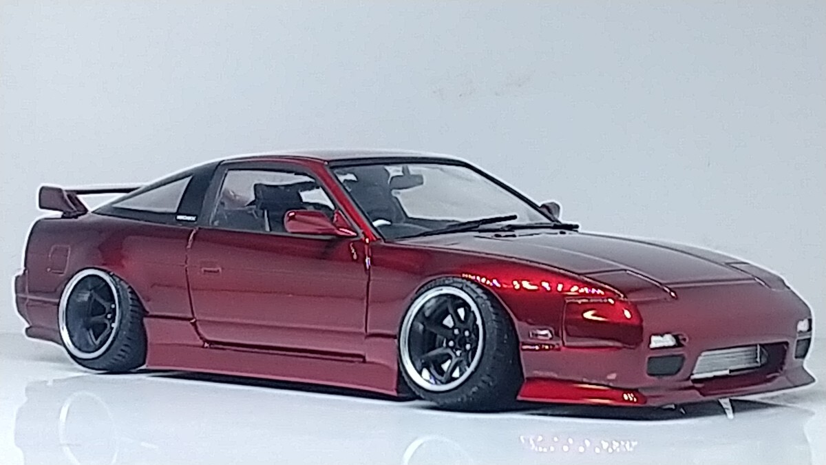 プラモデル 1/24 フジミ 180SX RPS13 完成品 _画像1