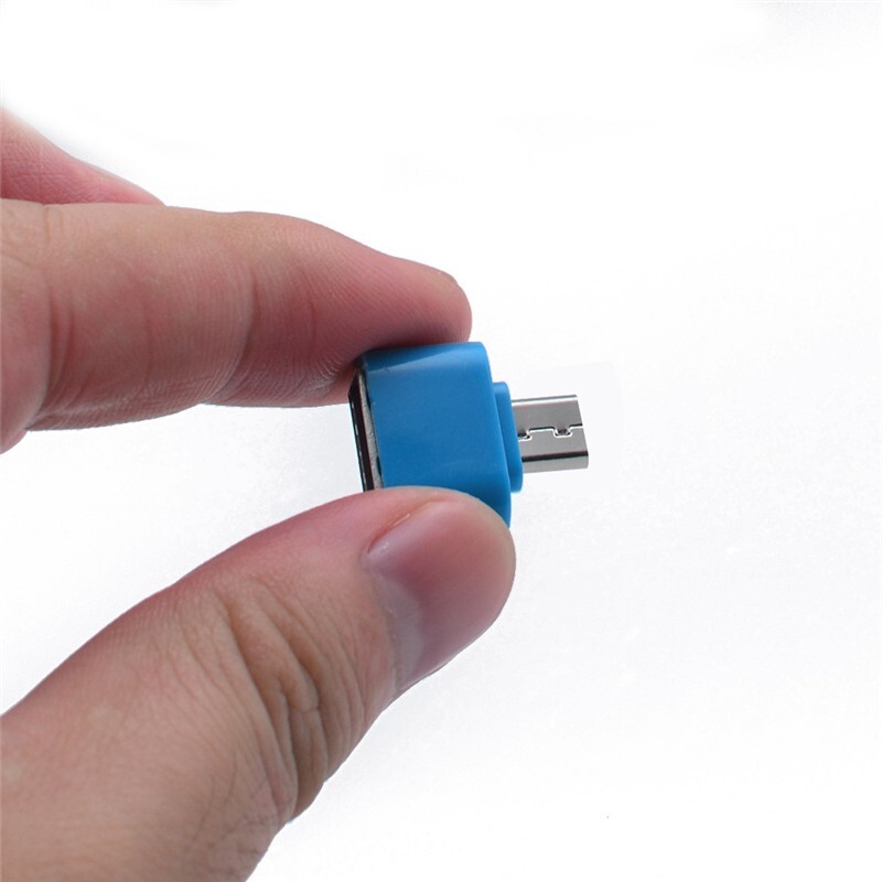 変換アダプタ OTG USB to micro USB ブラック 208_画像6