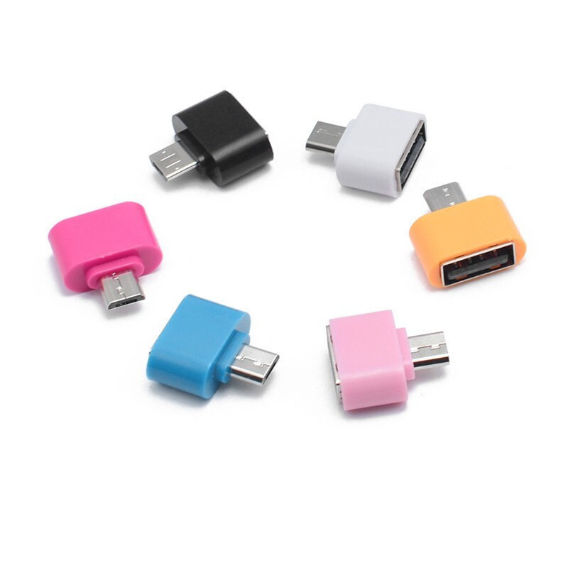 変換アダプタ OTG USB to micro USB オレンジ 208_画像2