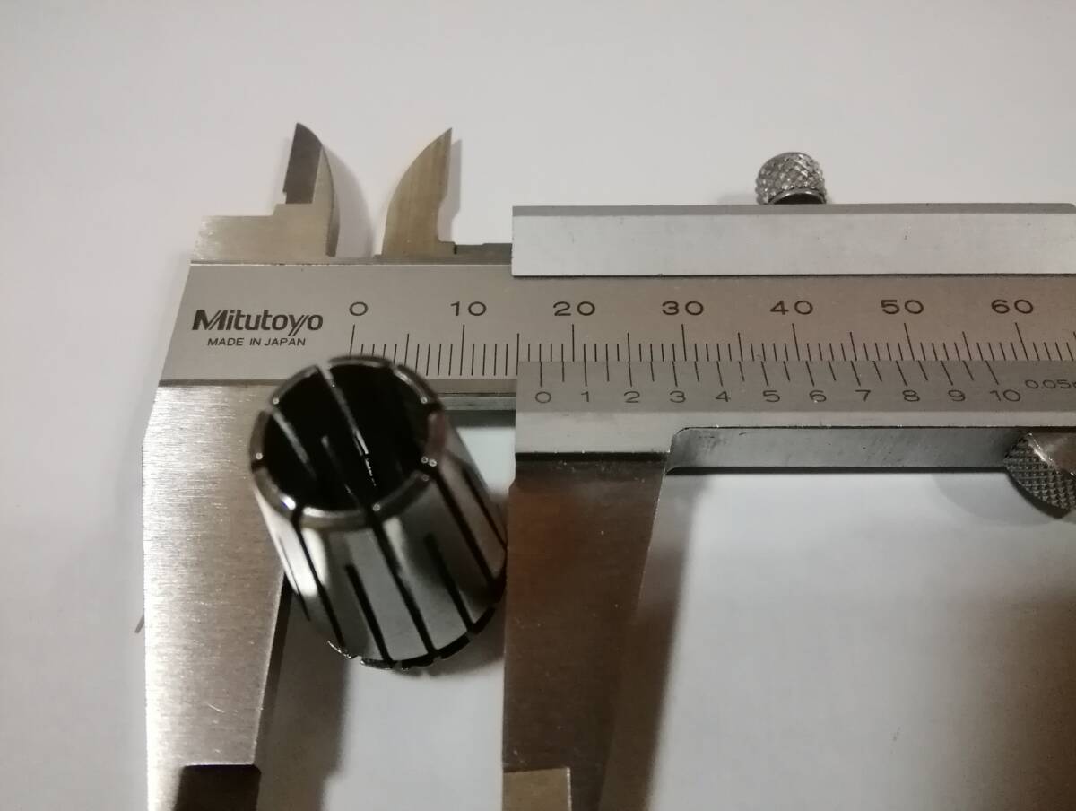 ⑩金属製 アーバー コネット コレット 内径約10mm 全長約28mm 外径最大部分約17mm （チャンピオン フェルール ブライトリバー ヒトトキ）の画像8