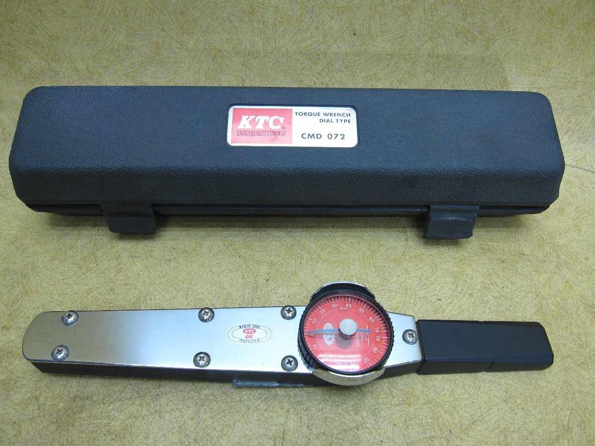 KTC 京都機械工具 9.5sq.ダイヤル型トルクレンチ CMD072 トルクレンチ 測定器 計測器 KYOTO TOOL ダイアル型 差込角3/8インチ