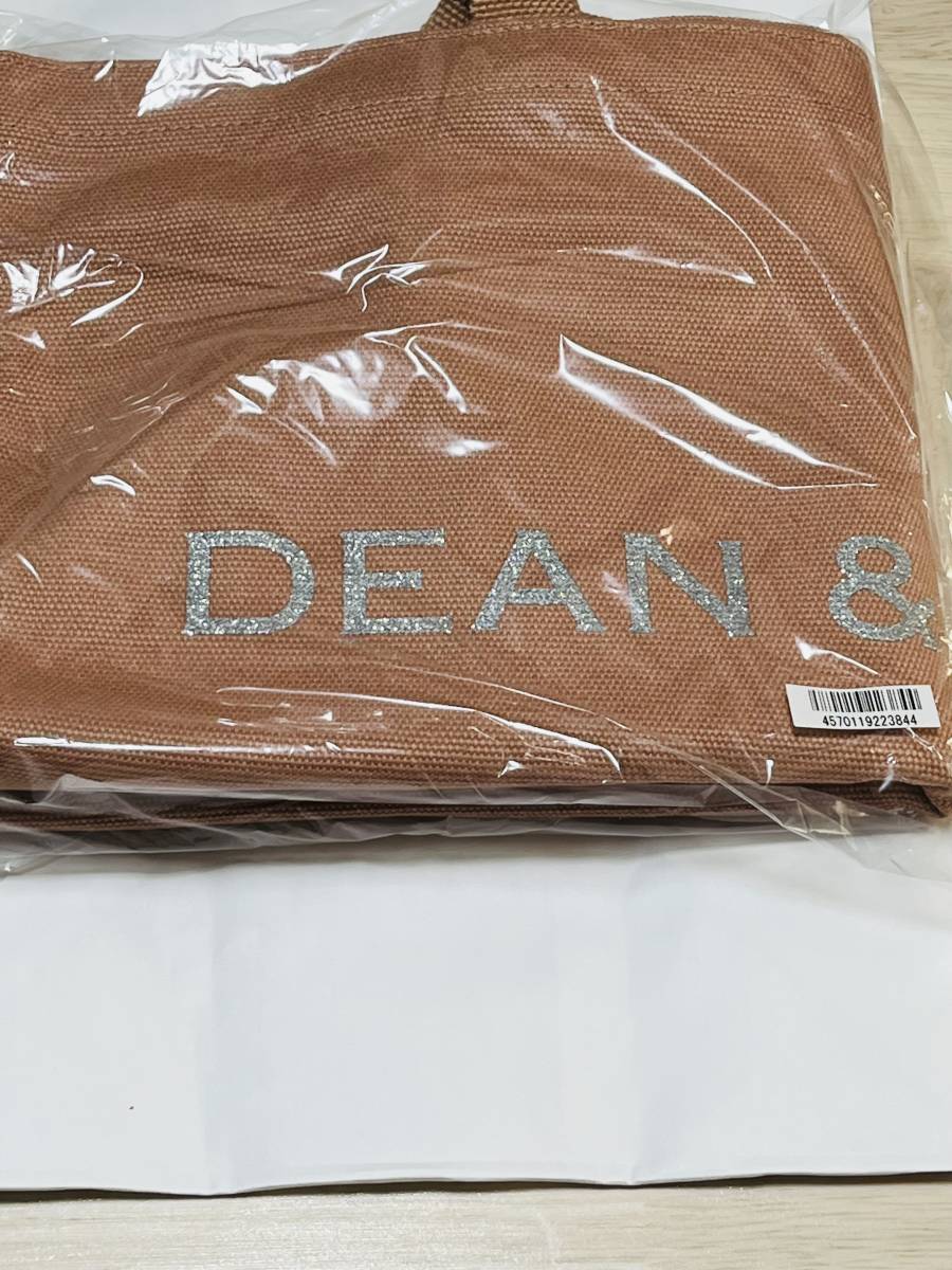  ☆☆DEAN & DELUCA ディーン アンド デルーカ2023 チャリティートートバッグ ☆☆ 【ブルーグレーS・コーラルL+ 手提袋１枚】新品　未開封_画像7