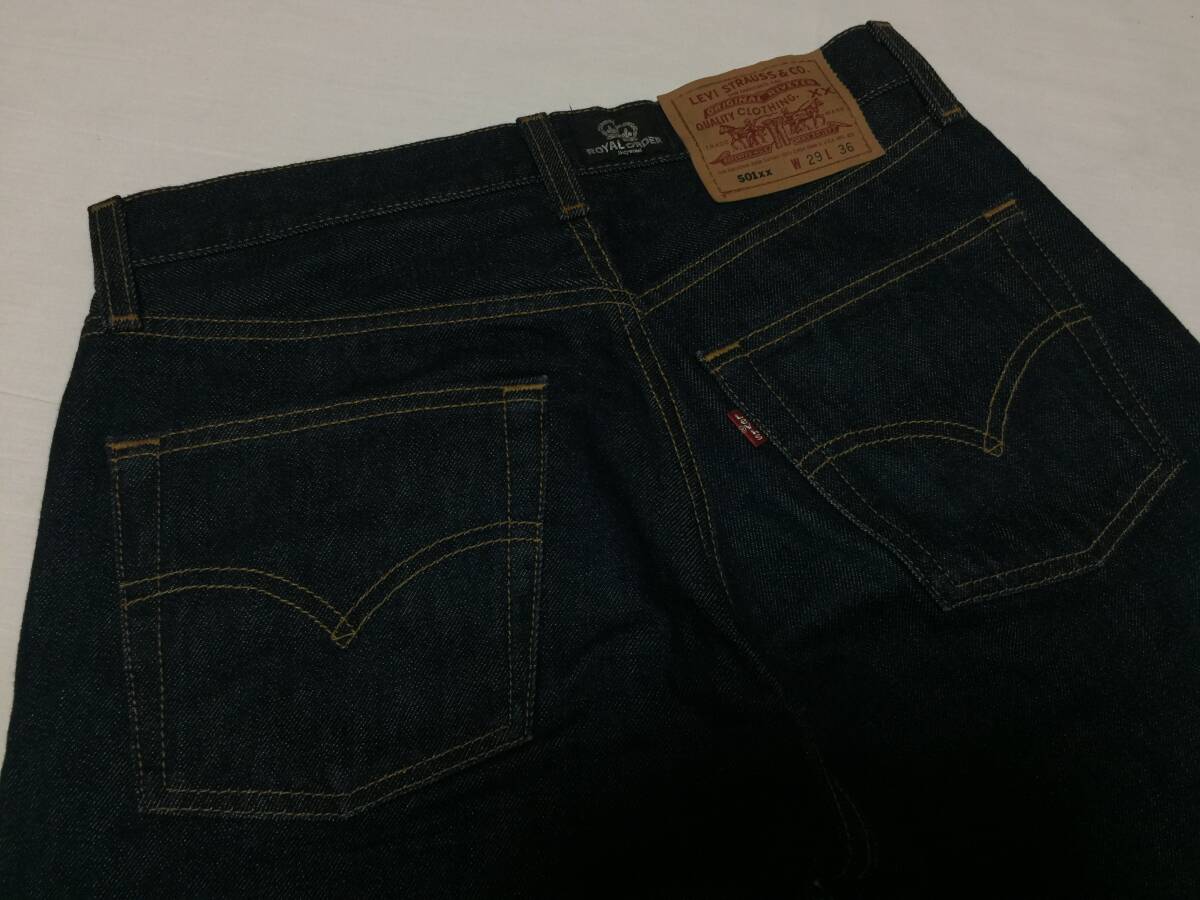 [ROYAL ORDER] Royal Order × Levi's collaboration USA made ultimate beautiful goods * rare rare thing Levi\'s 501 Denim pants men's W29 jeans ji- bread 