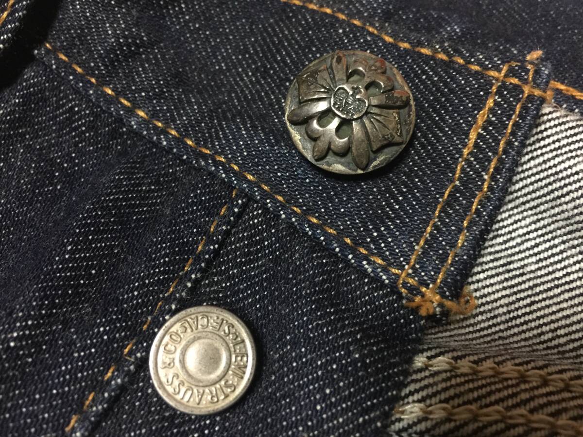 【 ORDER】ロイヤルオーダー×リーバイス コラボ USA製 極美品・稀少 レア物 Levi's 501 デニム パンツ メンズ W29 ジーンズ ジーパン