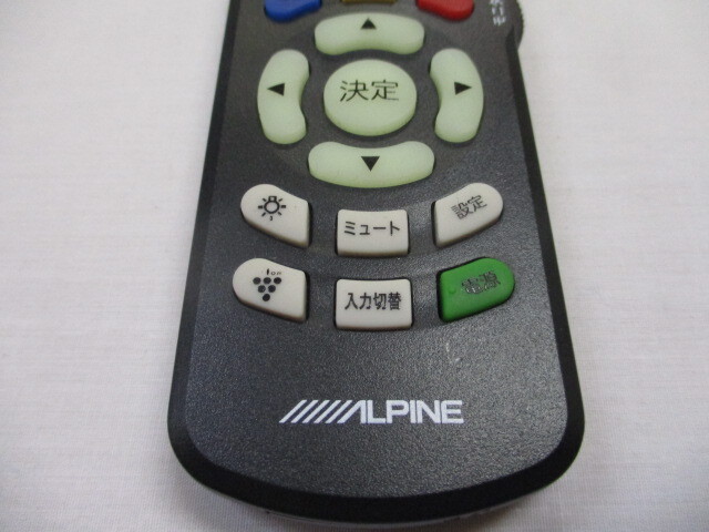 Alpine ALPINE flip down monitor for remote control RUE-3000P operation verification settled ③