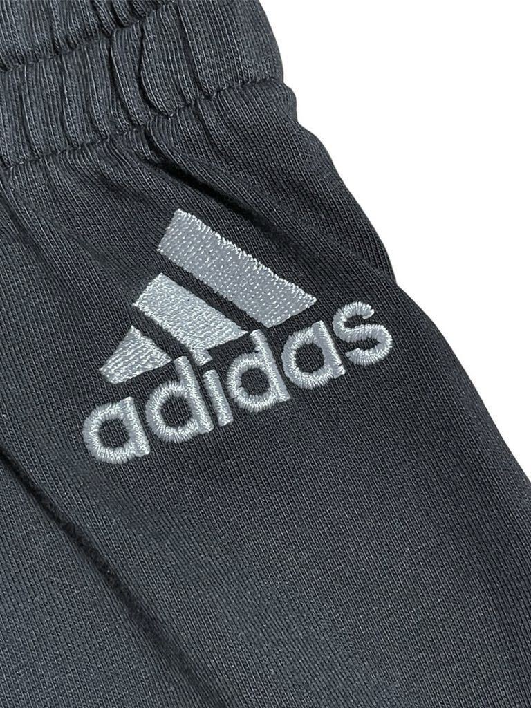 アディダス adidas ショート パンツ トレーニング ウェア スポーツウェア 短パン ロゴ刺繍 Lサイズ ム229_画像3
