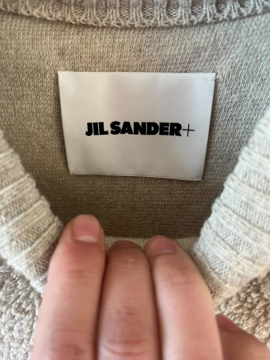 【2回のみ着用！！】JIL SANDER ＋ ジルサンダー プラス メンズ ベージュ セーター Mサイズ_画像3