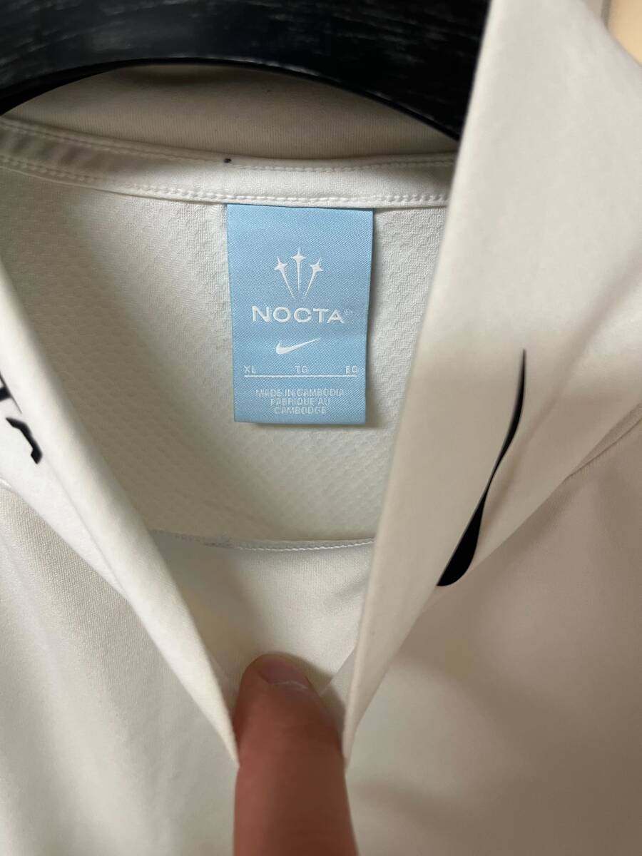 【完売商品！！】NIKE ナイキ NOCTA ノクタ メンズ モックネック トップ 白 ホワイト XLサイズの画像3
