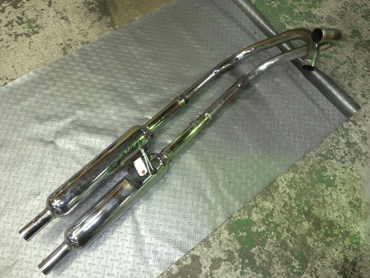 W650 POSH silencer + original exhaust pipe 43072